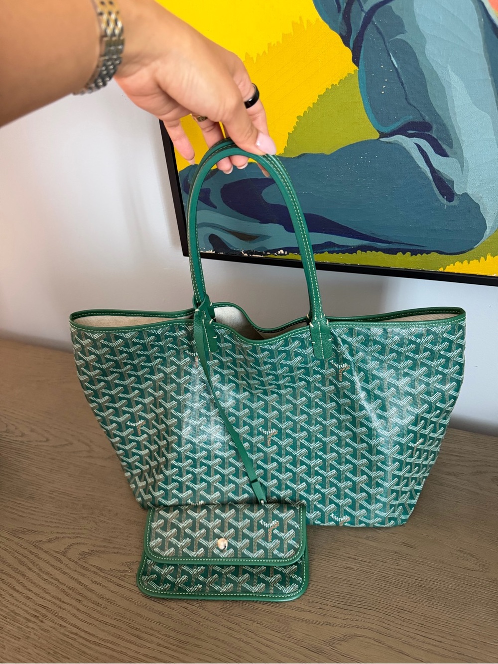 Goyard St Louis PM with Matching Pouch